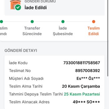 Trendyol Milla İade Sorunu Ve Müşteri Hizmetleri Yetersizliği