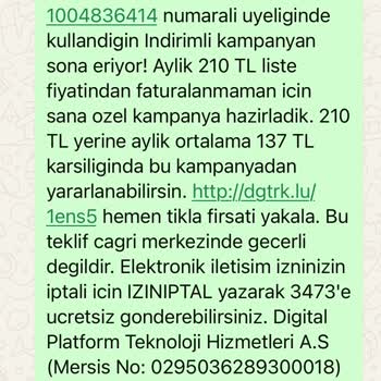 Yanıltıcı Kampanya Ve Beklenmedik Fatura Sorunu