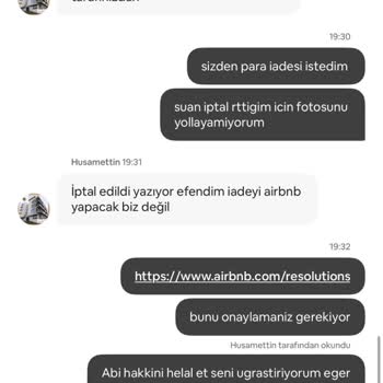 Airbnb Rezervasyon İptalinde Yaşanan İade Sorunu
