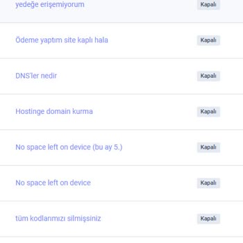 Sürekli Çöken Hosting Ve Yetersiz Destek