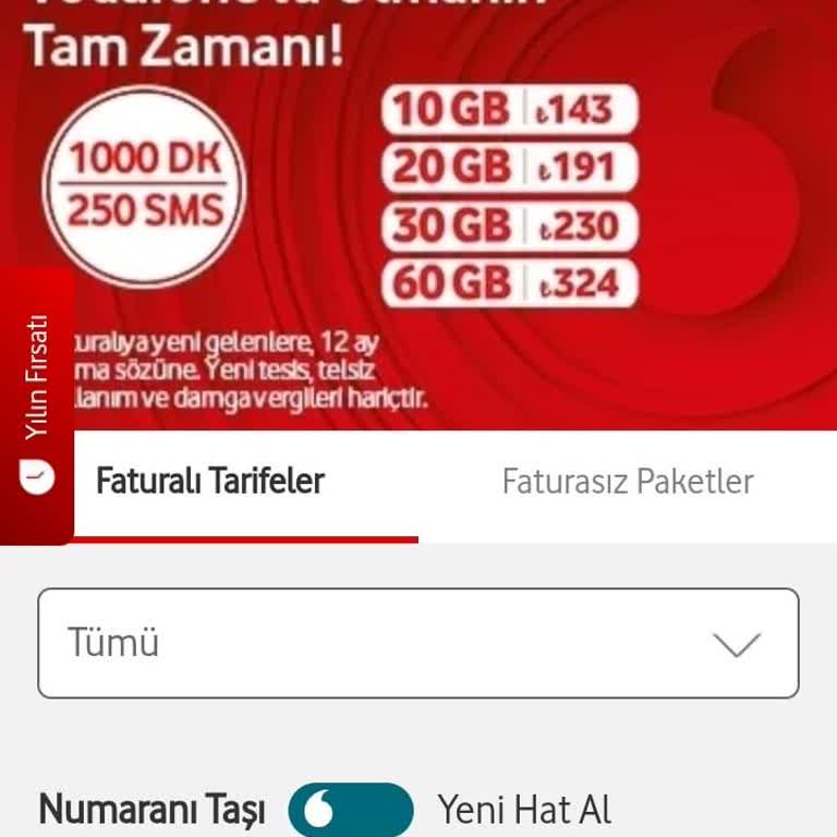 Vodafone Taahhütlü Tarifede Ani Fiyat Düşüşü Ve Müşteri Hizmetleri Sorunu