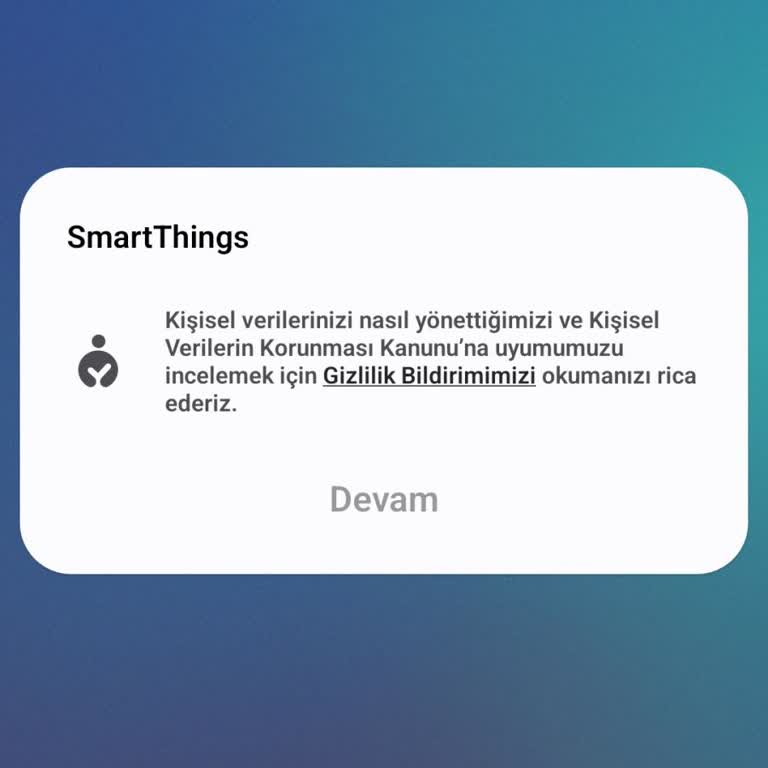 Smartthings Gizlilik Bildirimi Engeliyle Mücadele