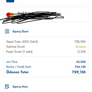 Teslim Edilmeyen Sipariş Ve İade Sorunu