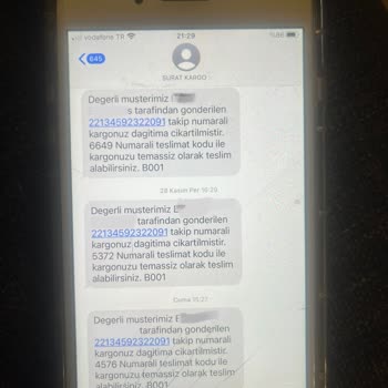 Sürat Kargo'nun Teslimat Sorunu Ve Haksız Ücret Talebi