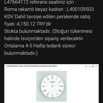 Longines Saat Servisinde Hayal Kırıklığı