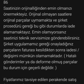 Longines Saat Servisinde Hayal Kırıklığı