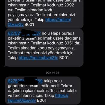 Teslimat Sorunları Ve Yanıltıcı Bilgilendirme