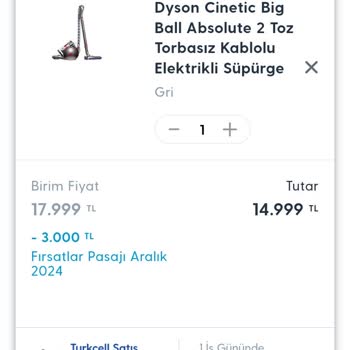 Turkcell Pasaj Uygulamasındaki Yanıltıcı Fiyat İndirimi
