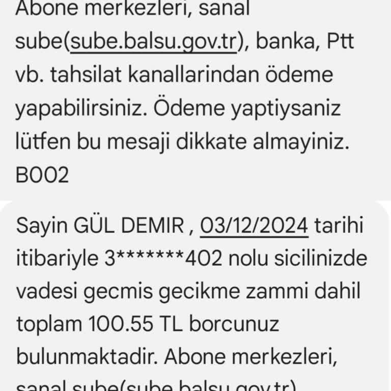 Beklenmedik Su Faturası Borcu Şoku