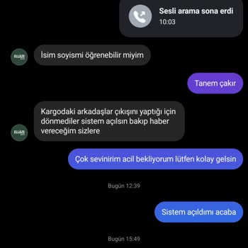 Kargoya Verilmeyen Ürün Mağduriyeti