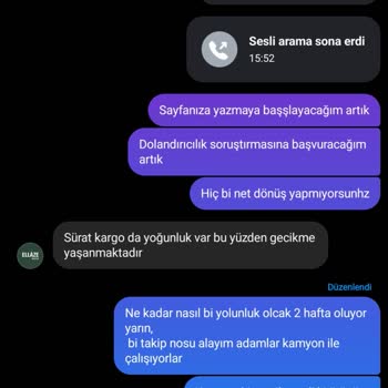 Kargoya Verilmeyen Ürün Mağduriyeti