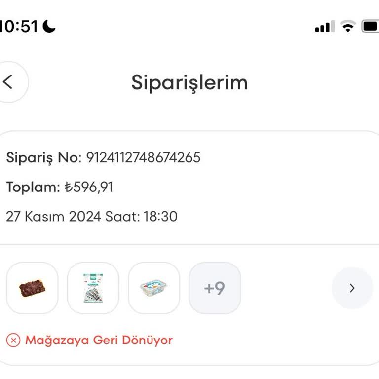 Para İadesi Bekleyen Sipariş Sorunu