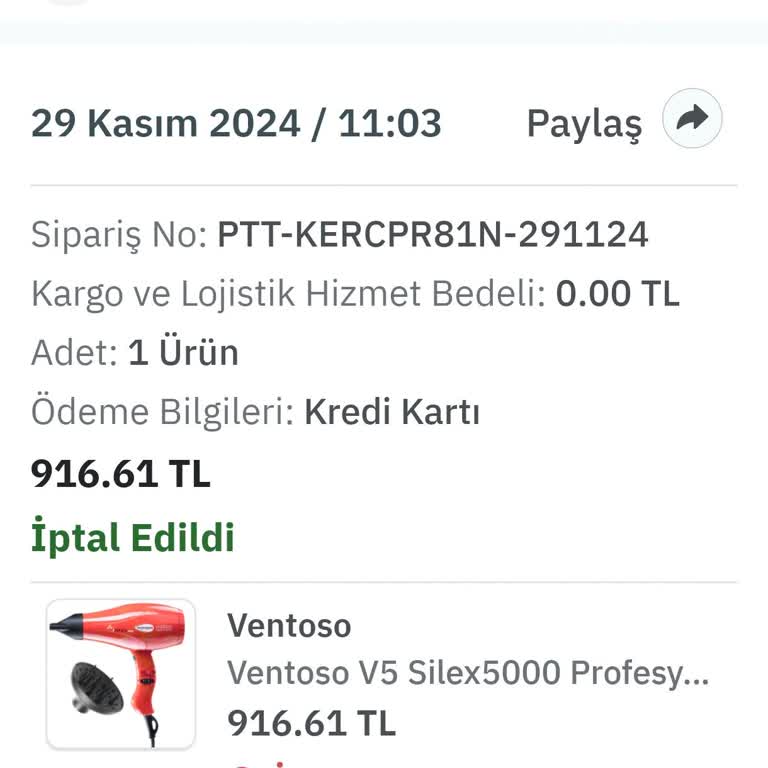 Epttavm'den Aldığım Ürün Gelmedi Ve Mağaza Kapatıldı