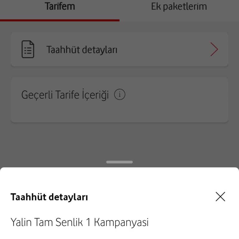 Vodafone'da Paket Fiyatı Ve Cayma Bedeli Sorunu