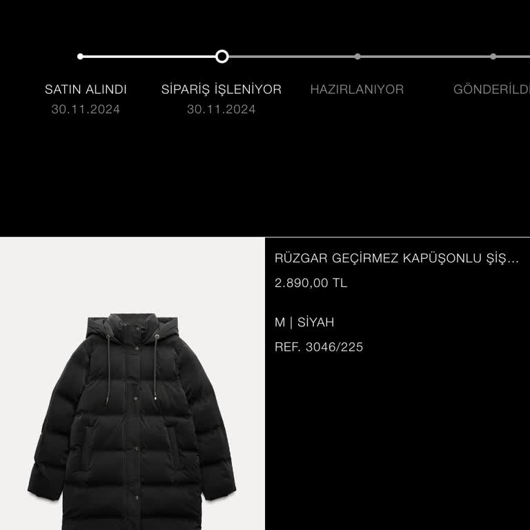 Zara Online Siparişinde Teslimat Belirsizliği