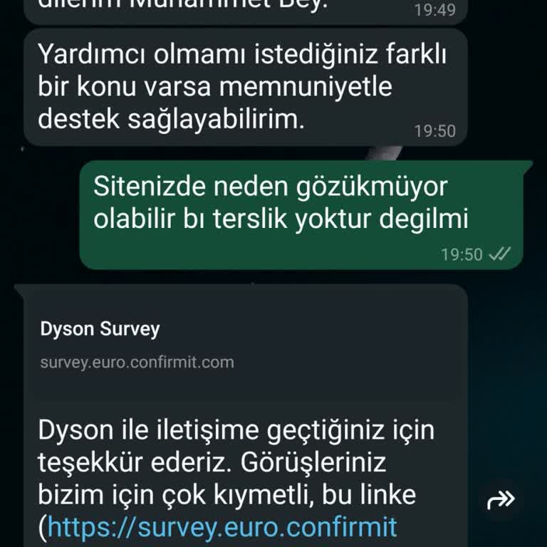 Dyson Siparişinde Bilgilendirme Eksikliği Ve Müşteri Hizmetleri Sorunu
