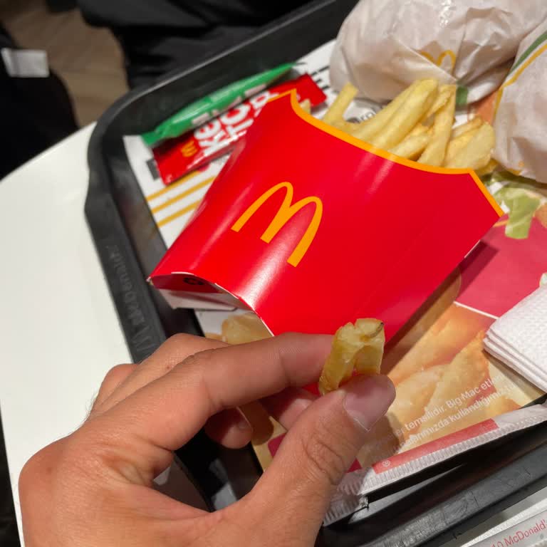 McDonald's Patatesin İçinden Çıkan Böcek Şoku