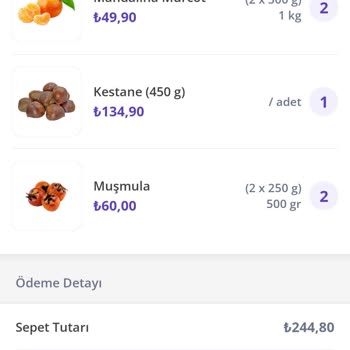 Getir Çarşı'dan Bozuk Ürün Ve Yetersiz İade Süreci