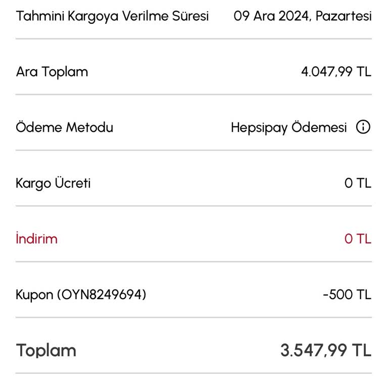 Kampanya İndirimi Hakkında Sorun