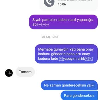 İade Sürecinde İletişim Sorunu