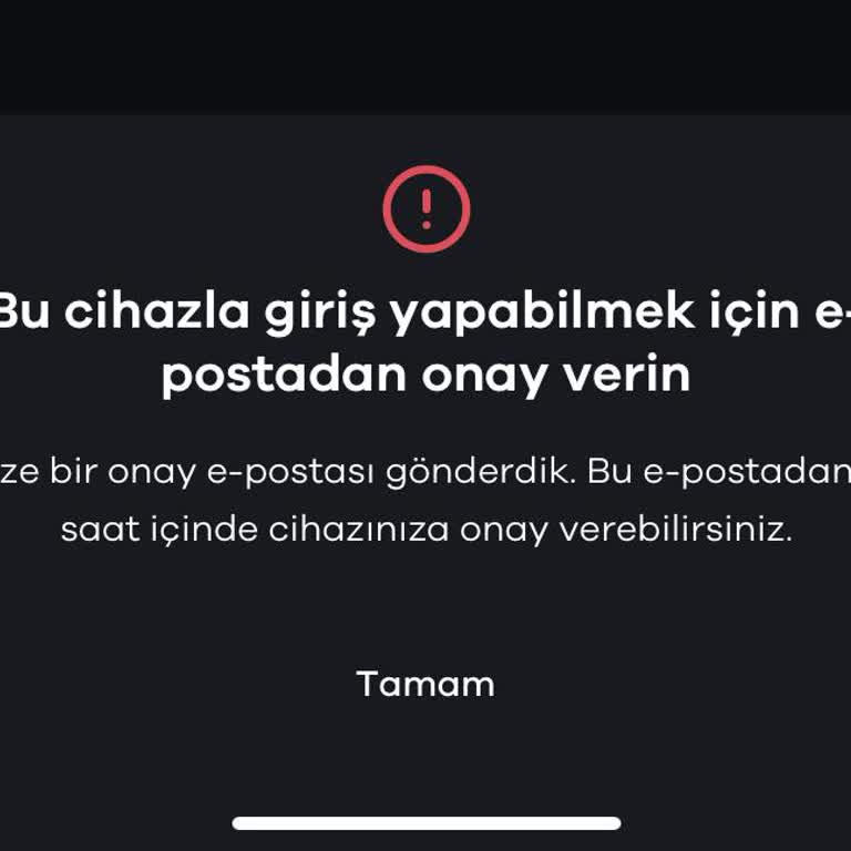 Hesaba Girişte Onay Maili Gelmiyor