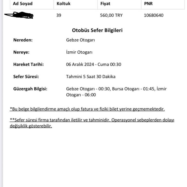 Obilet'te Hatalı Tarih Mağduriyeti