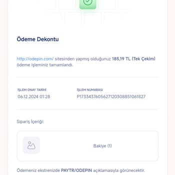 Sipariş Edilen VP Kodları Teslim Edilmedi
