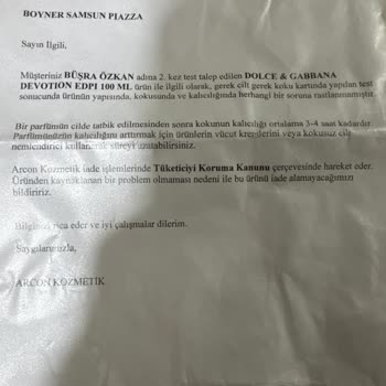 Dolce&Gabbana Parfümde Kalıcılık Sorunu Ve Orijinallik Şüphesi