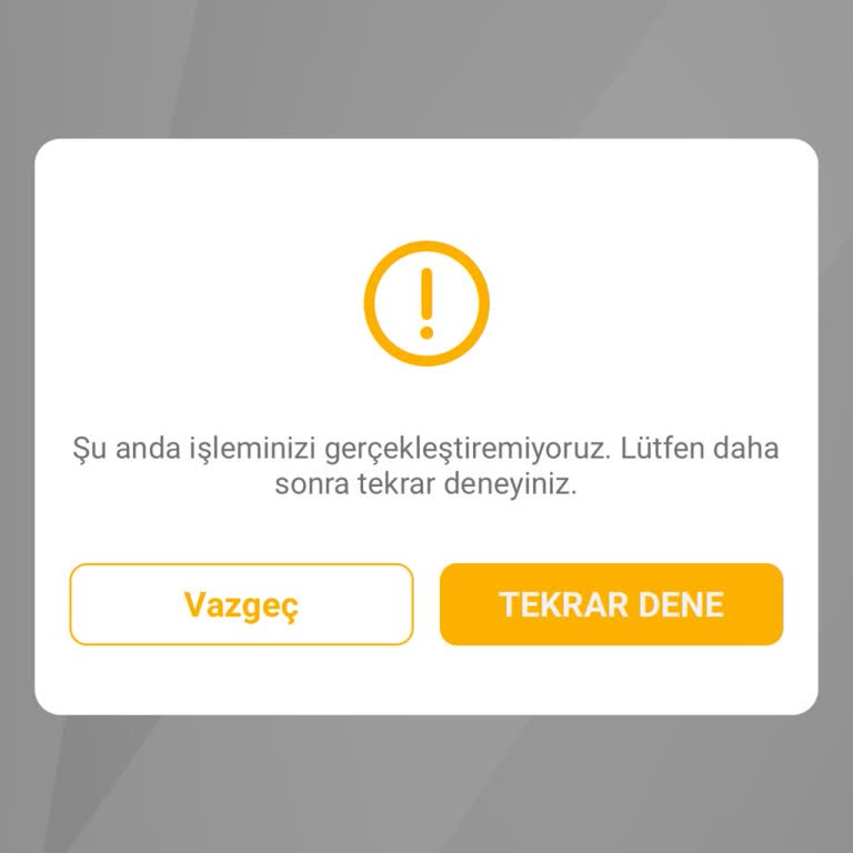 Uygulama Hatası Alışveriş Ve Havale İşlemlerini Engelliyor