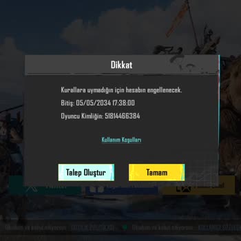 PUBG Mobile Hesabım Çalındı Ve Haksız Yere Banlandı