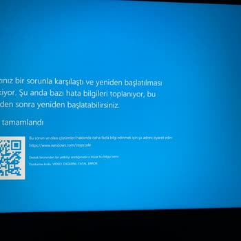 Yeni Alınan Monster Laptop Sürekli Mavi Ekran Veriyor