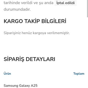 Başarı Pazarlama İle İletişimsizlik Ve Sipariş İptali Sorunu