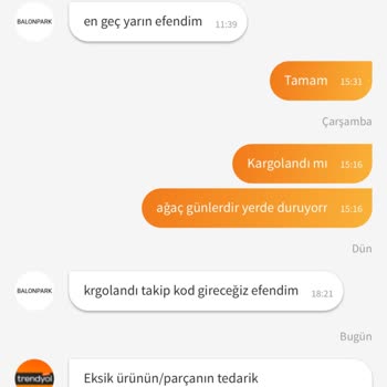 Eksik Ürün Ve Yetersiz Müşteri Hizmeti