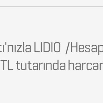 Lidio Ödeme Hizmetleri Yanlış Yönlendirme Sonucu Ödeme Sorunu