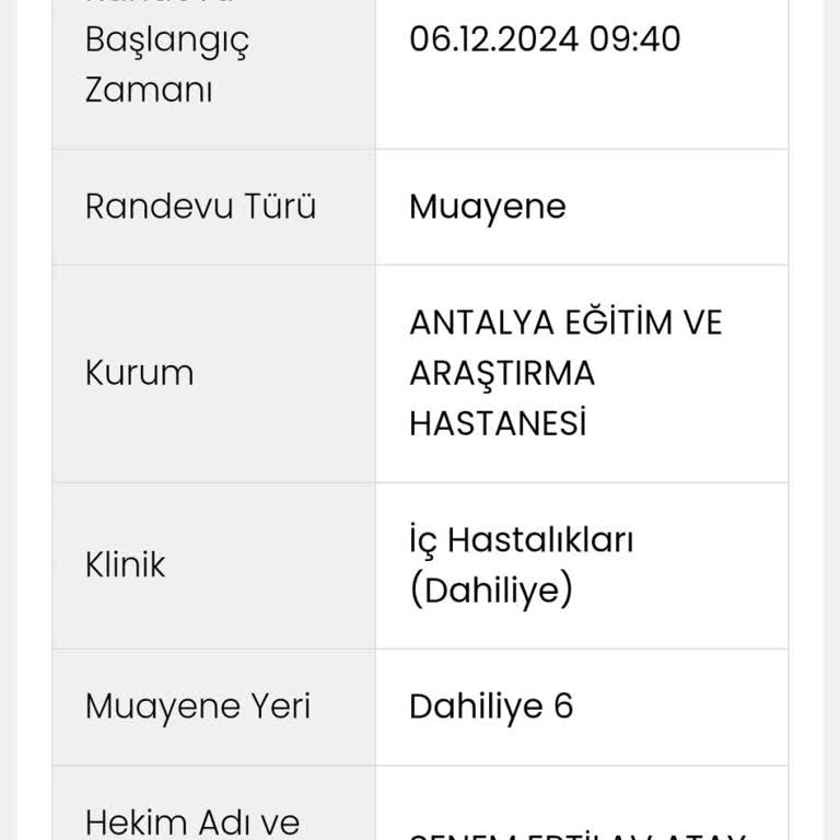 Randevu Sistemi Mağduriyeti Ve İzin Problemleri