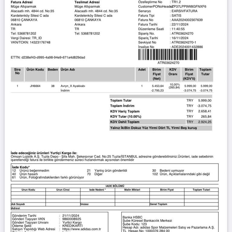 Geciken İade Ve Yetersiz Bilgilendirme