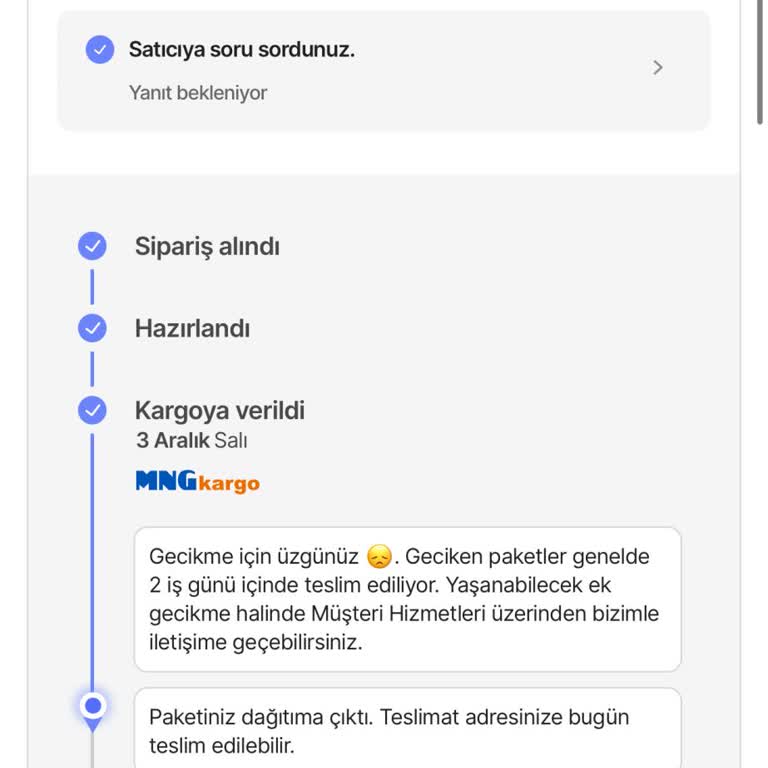 Silivri Şubesi MNG Kargo'nun Teslimat Sorunu