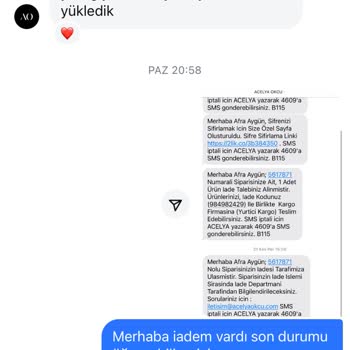 İade İşlemlerinde İletişim Sorunu Yaşayan Müşteri