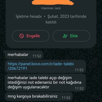 Yanlış Ürün Gönderimi Ve Yetersiz Müşteri Hizmetleri