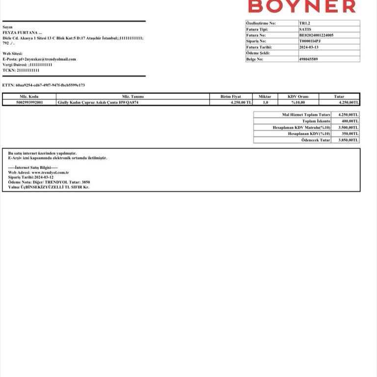 Boyner'den Aldığım Guess Çantanın Sorunları Çözülmüyor