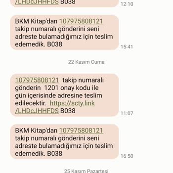 Kayıp Kargo Ve Yanıltıcı Bildirimler