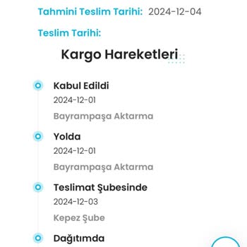 Kargo Teslimatında 3 Günlük Gecikme Ve İletişim Sorunu