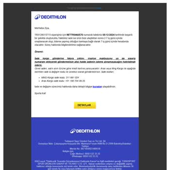 Decathlon'dan Yanıltıcı İade İşlemi Ve Stok Sorunu