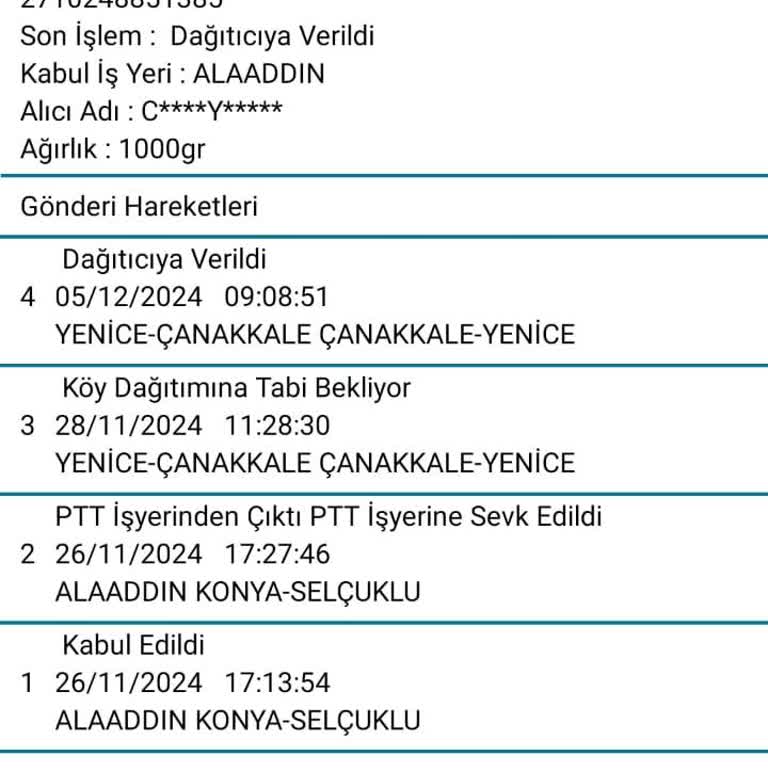 PTT Kargo Teslimat Sorunu: Engelli Müşteriye Ulaşmayan Paketler