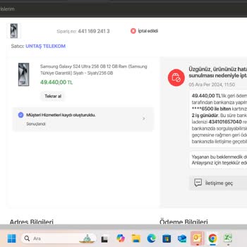 Yanlış Fiyat İptali Ve Bilgilendirme Eksikliği