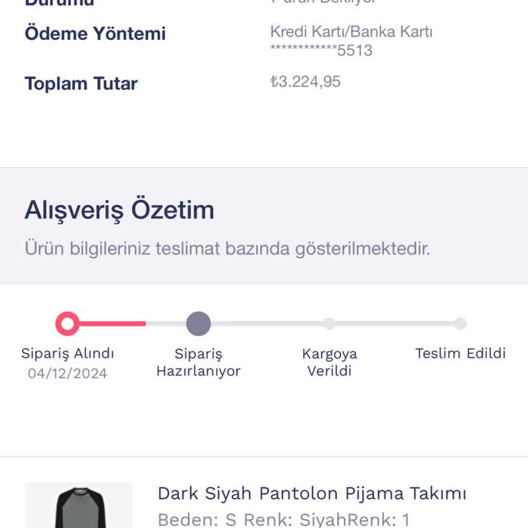 Penti'de İptal Edilemeyen Sipariş Sorunu