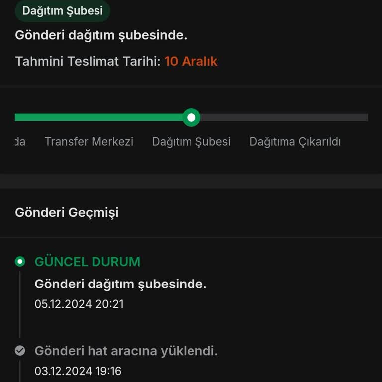 Trendyol'dan Aldığım Baza Teslim Edilmiyor!