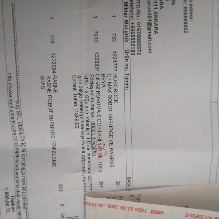 Garanti Kapsamında Olmayan Masraf Şoku