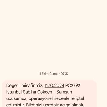 Uçuş İptali Ve İade Sorunu