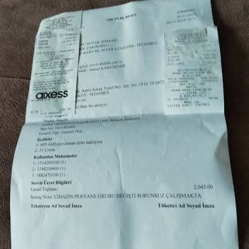 Arçelik Servisi: Sorun Çözülemiyor, Sürekli Ücret Alıyor